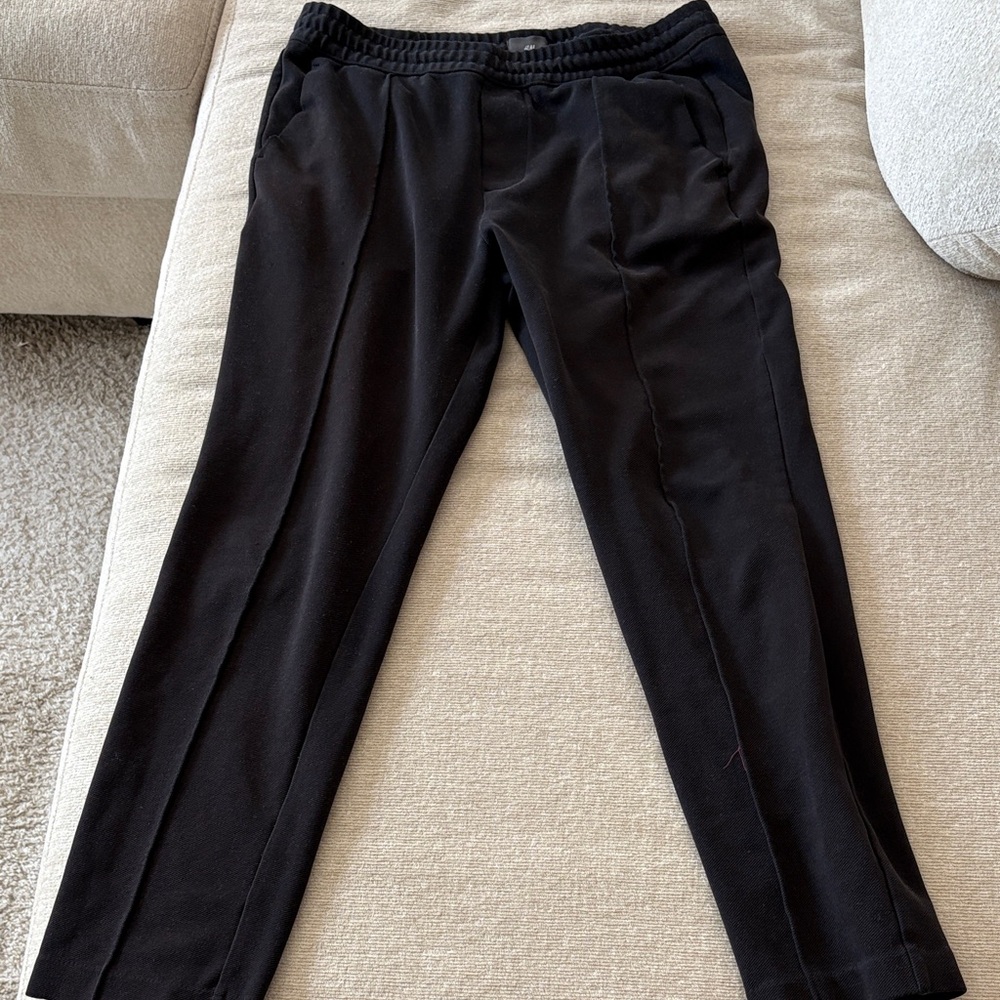 H&M Men's Black Straight Pants
